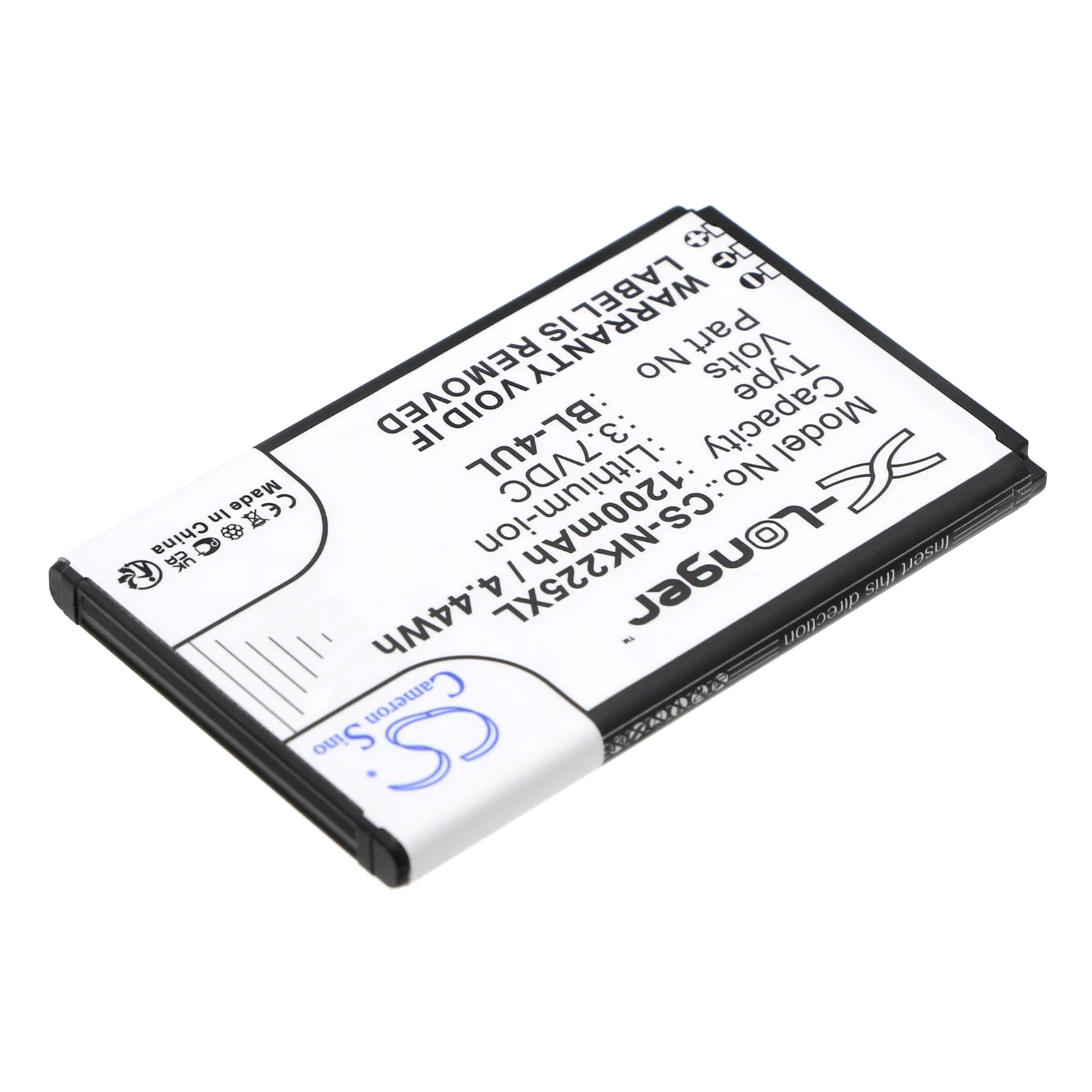 CS-NK225XL : Battery for Nokia Asha 225, RM-1012, New 3310 and others - Replaces Nokia BL-4UL, BL-4WL - Image 2
