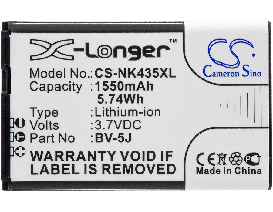 CS-NK435XL : Battery for Microsoft Lumia 435, Lumia 532, RM-1070 - Replaces Microsoft BV-5J - Image 5