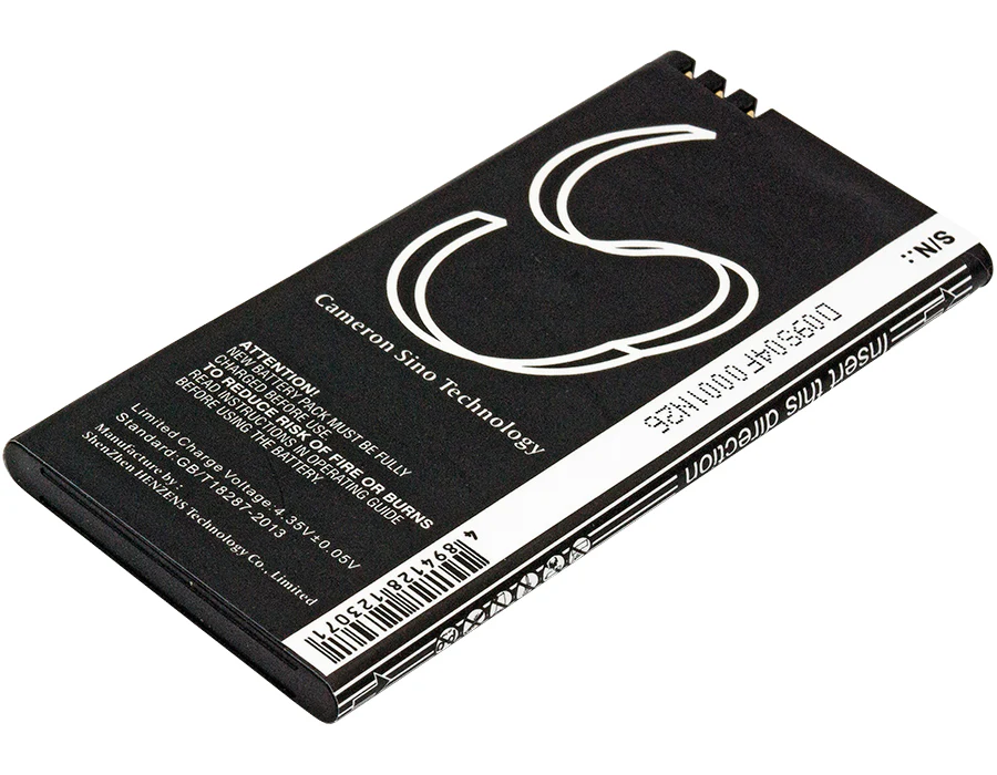 CS-NK550SL : Battery for Microsoft Lumia 550, RM-1127, Lumia 730 and others - Replaces Microsoft BL-T5A, BV-T5A - Image 3