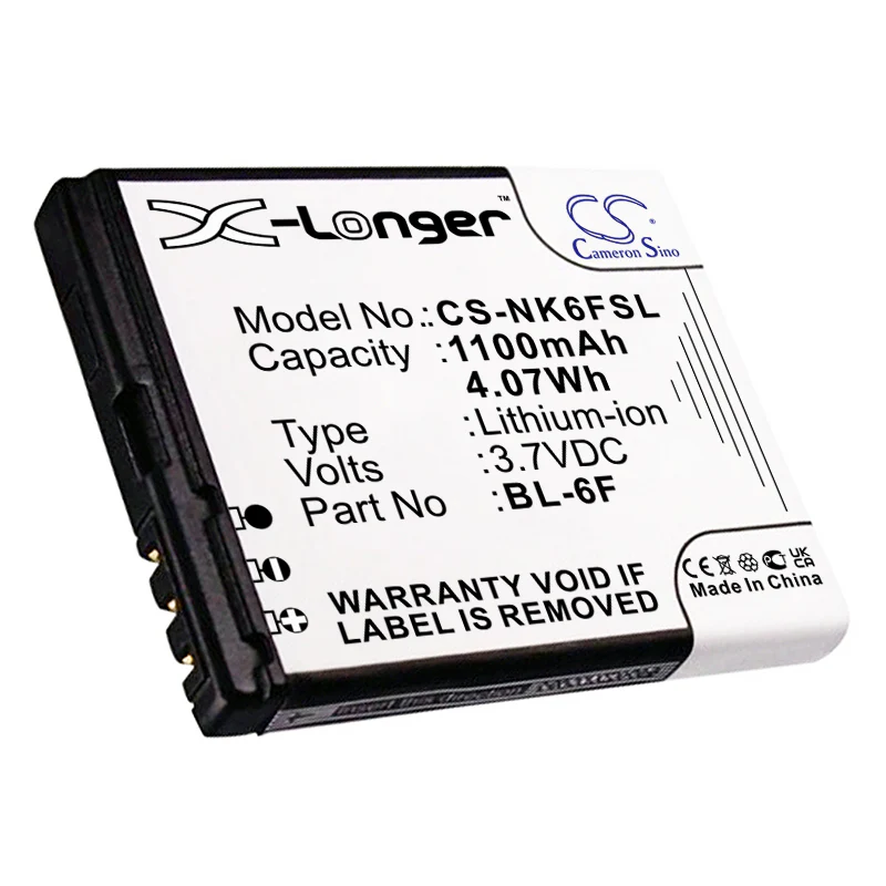 CS-NK6FSL : Battery for VIBO A688 - Replaces BLU N6F10T - Image 5