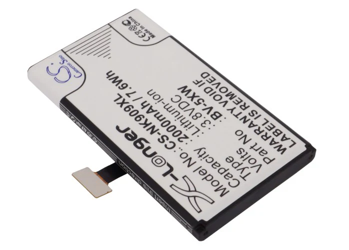 CS-NK909XL : Battery for Microsoft Lumia 1020, Lumia 909 - Replaces Microsoft BV-5XW - Image 2