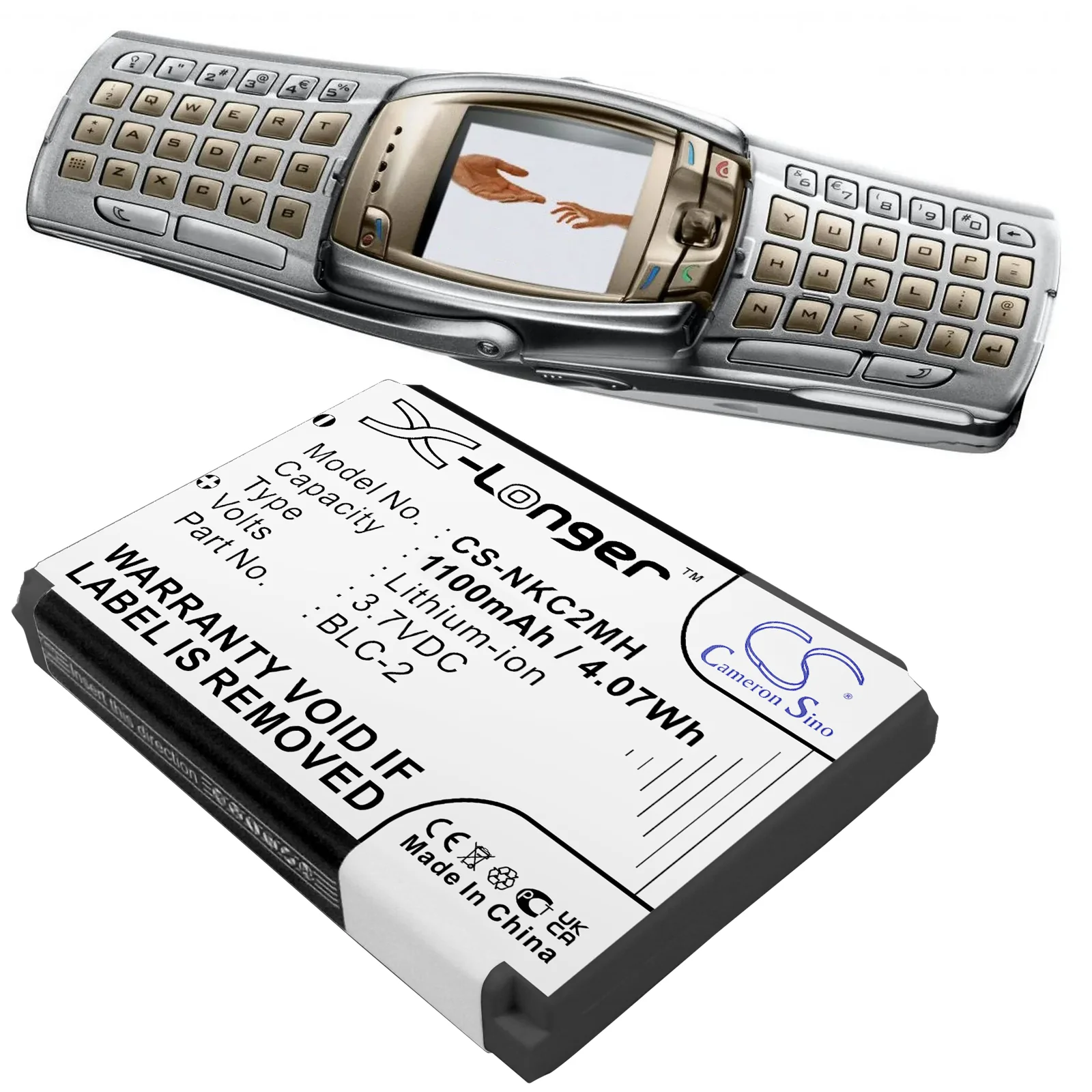CS-NKC2MH : Battery for Nokia 1220, 1221, 1260 and others - Replaces Nokia BLC-2, BLC-1, BMC-3 - Image 4