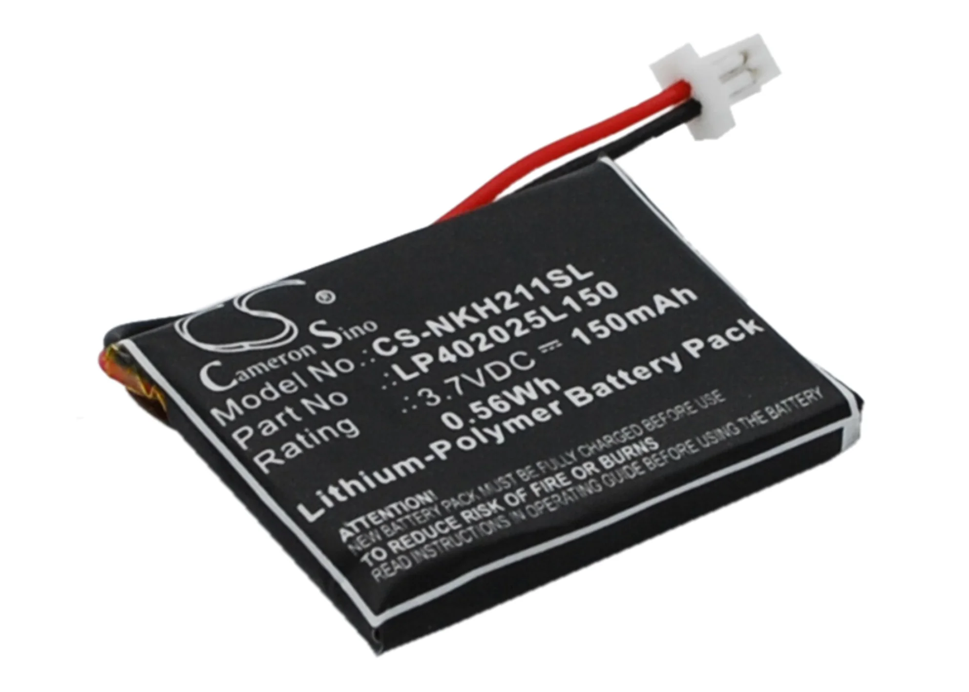 CS-NKH211SL : Battery for Nokia HS-21W - Replaces Nokia LP402025L150