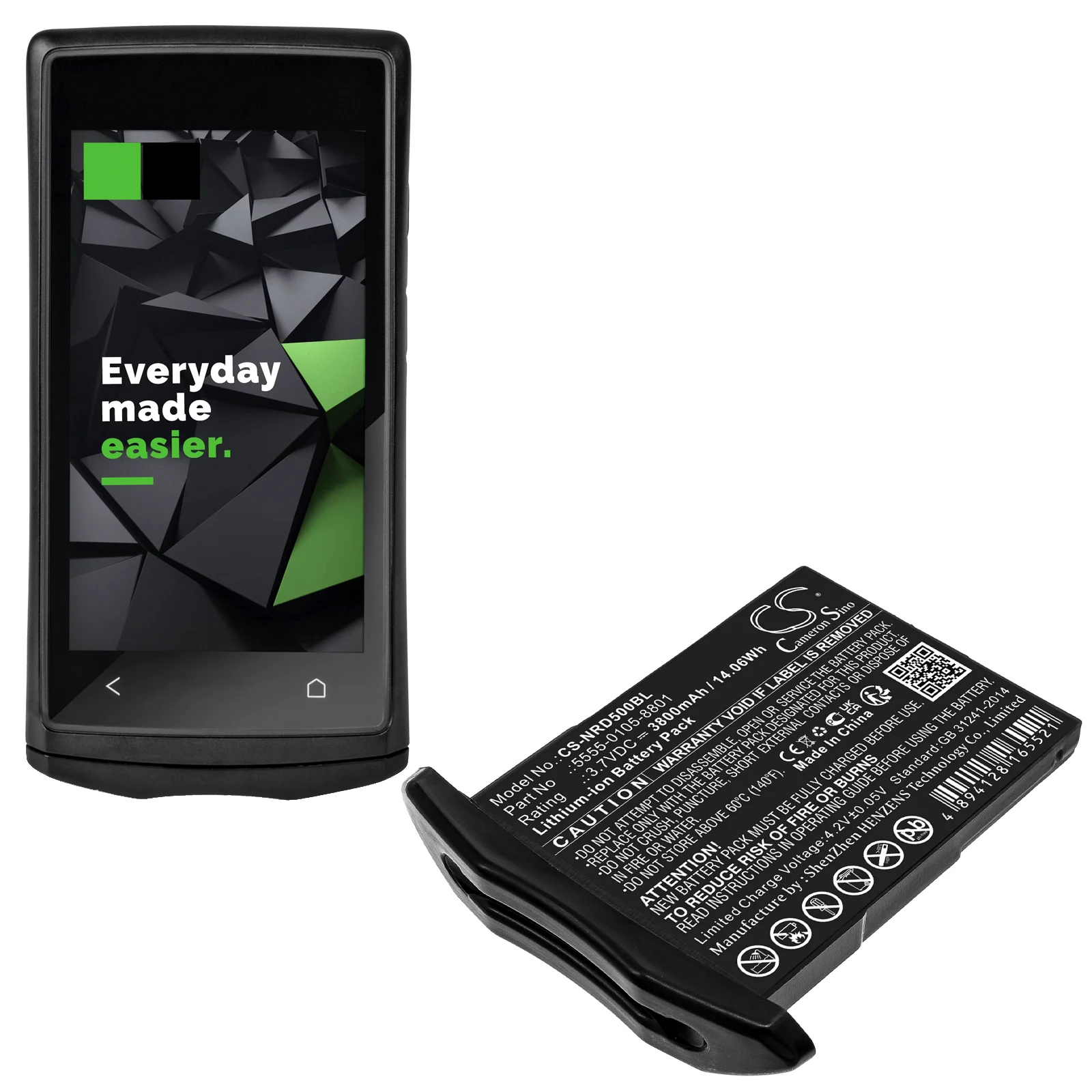 CS-NRD500BL : Battery for NCR Orderman NCR Orderman 5 - Replaces NCR Orderman 5555-0105-8801 - Image 6