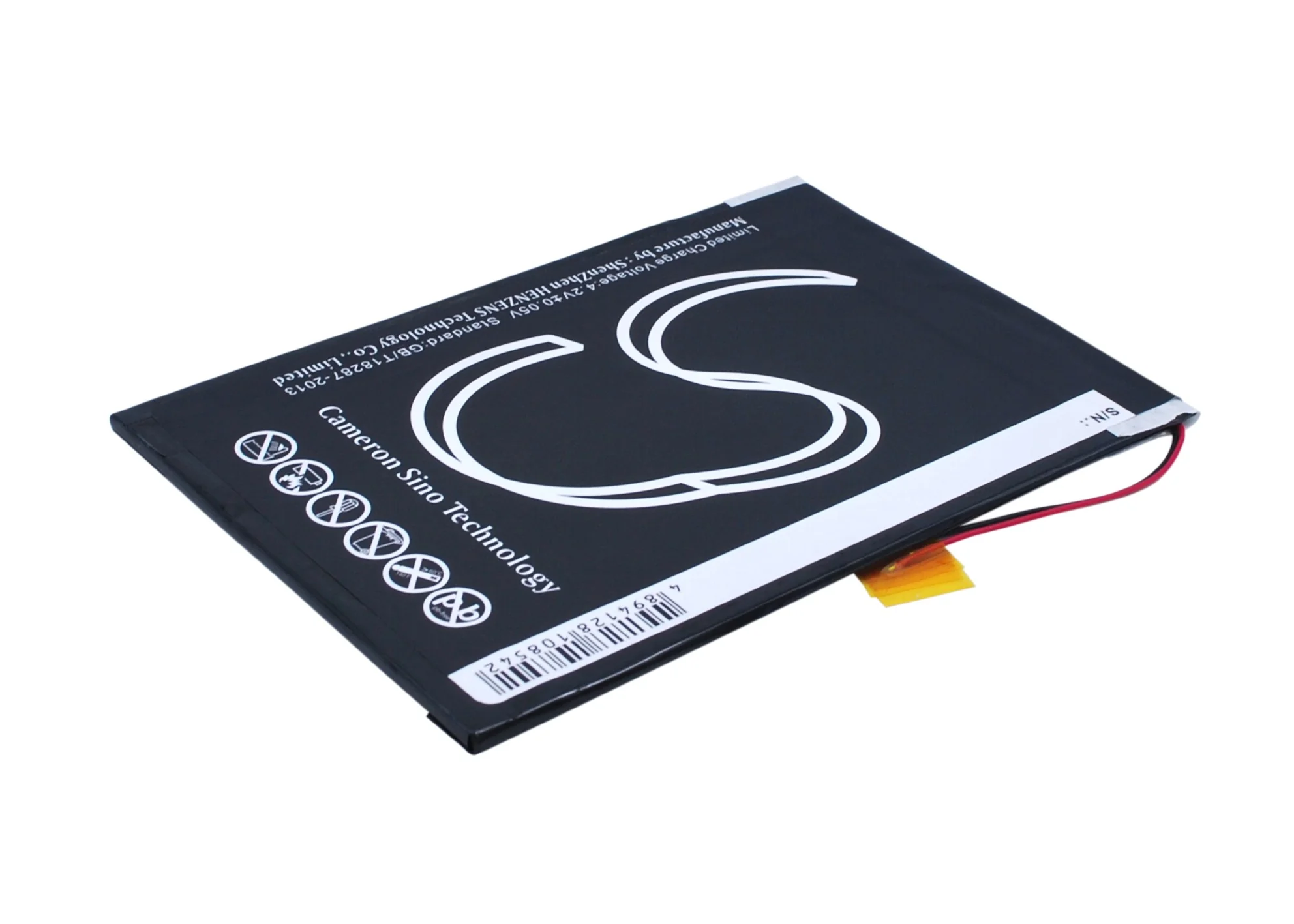 CS-NST108SL : Battery for Nuvision Nuvision 10.1", TM1088C - Replaces Nuvision 1ICP3/90/128 1S1P - Image 4
