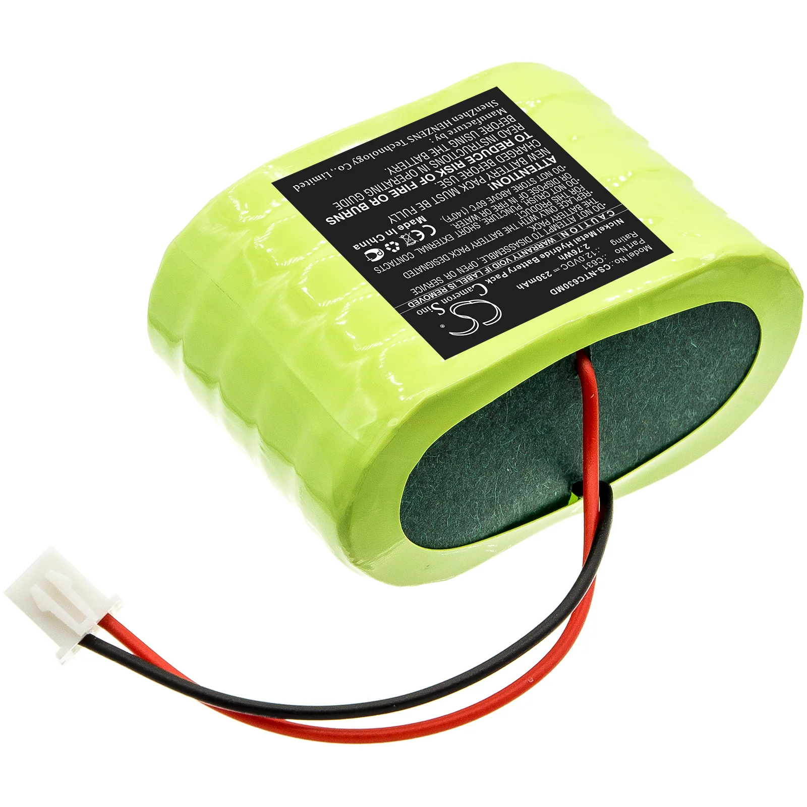 CS-NTC630MD : Battery for Natus FreeDOP, DOP CT, CT+ Doppler - Replaces Natus C631 - Image 2