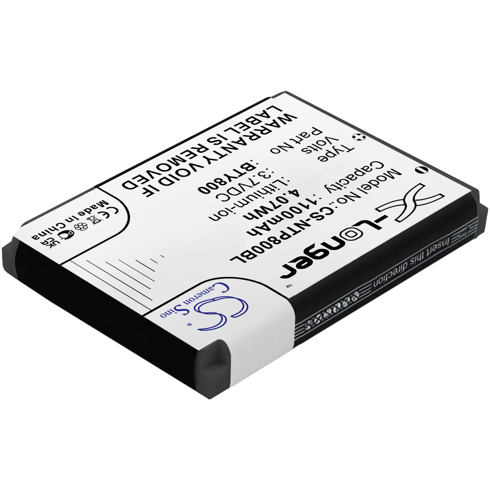 CS-NTP800BL : Battery for Newland NLS-PT800, NLS-PT850, NLS-PT853 and others - Replaces Newland BTY800, BTY801, BTY802 - Image 2
