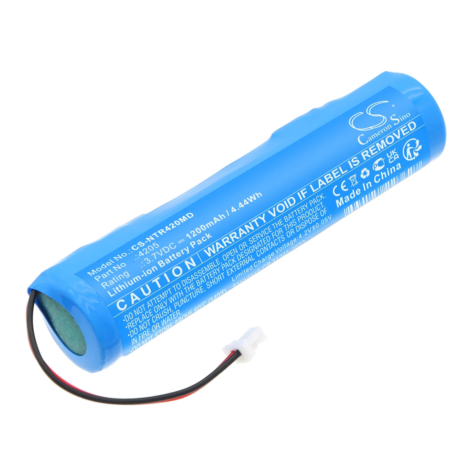 CS-NTR420MD : Battery for Integra 8 Channel 12 Channel VIAFLO, 12 Channel VOYAGER, 16 Channel VIAFLO and others - Replaces Integra 8 Channel 4205 - Image 5
