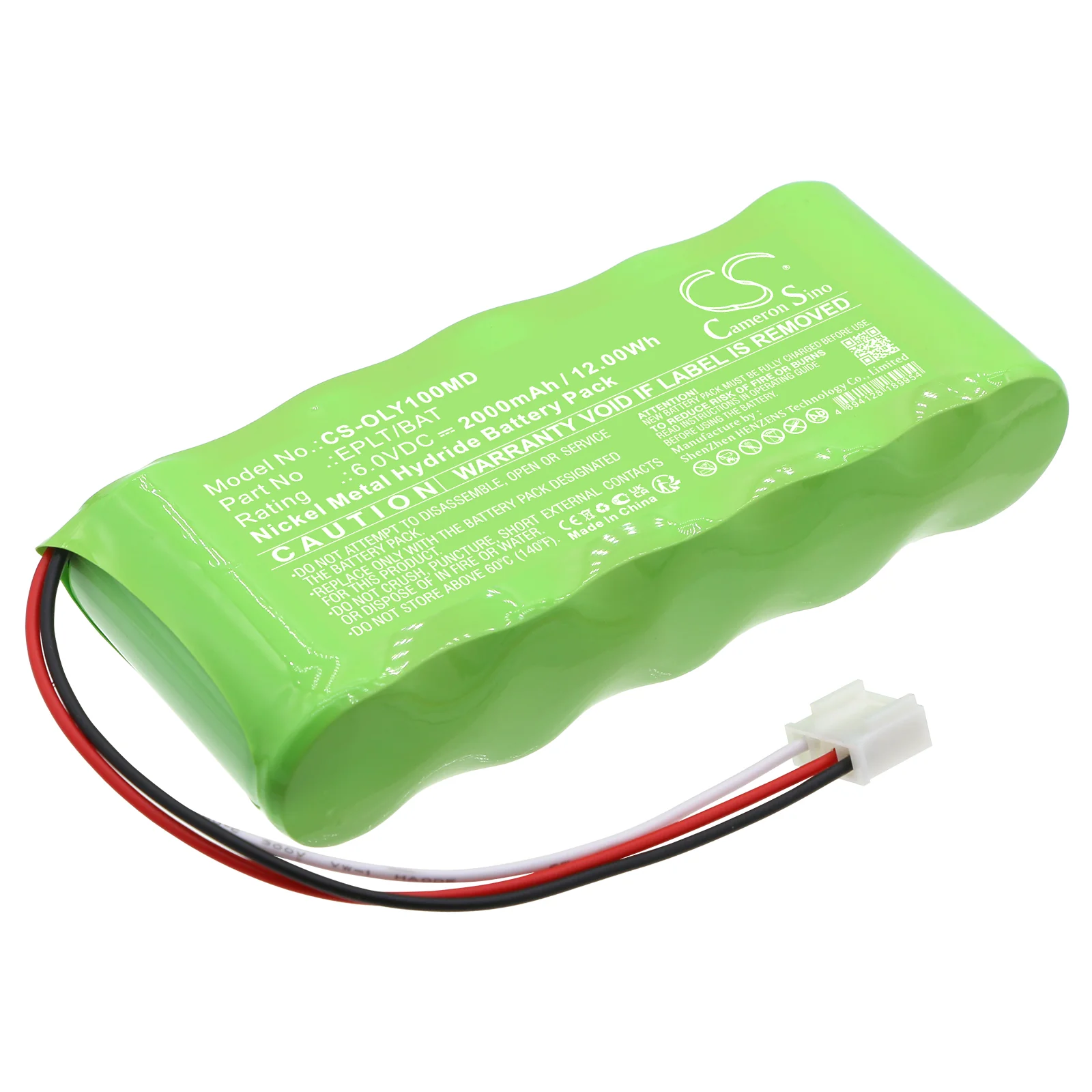 CS-OLY100MD : Battery for Olympus EPOCH LT Ultrasonic Flaw Detector - Replaces Olympus EPLT/BAT