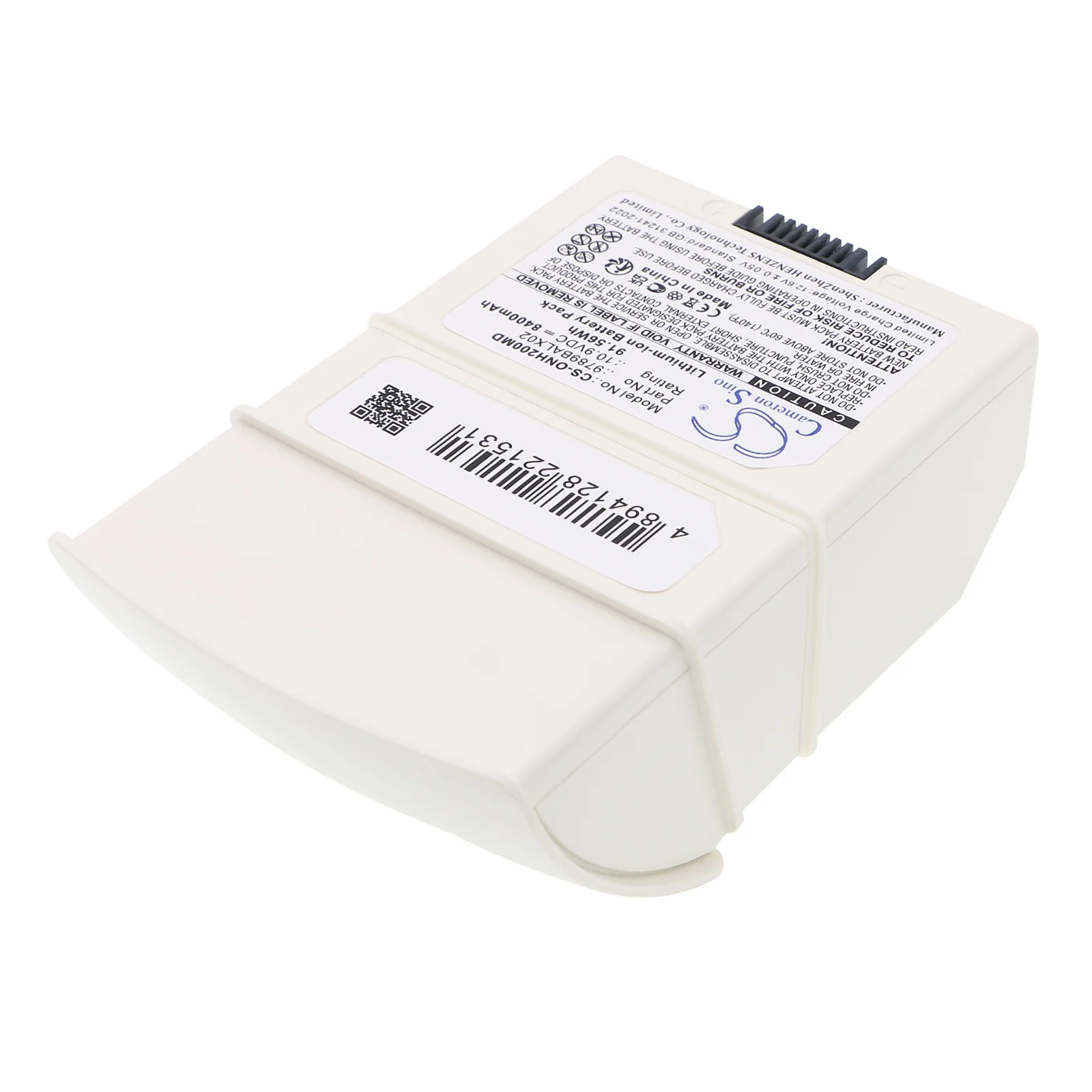 CS-ONH200MD : Battery for Onyx Healthcare OPM-P02T, OPM-P02T-00 - Replaces Onyx Healthcare 9789BALX02 - Image 5