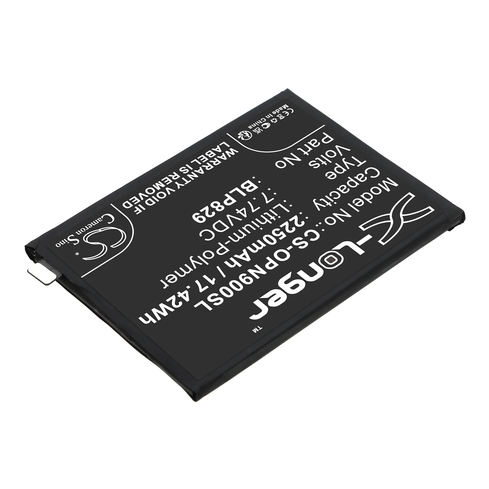 CS-OPN900SL : Battery for Oneplus Oneplus 9 - Replaces Oneplus BLP829 - Image 2