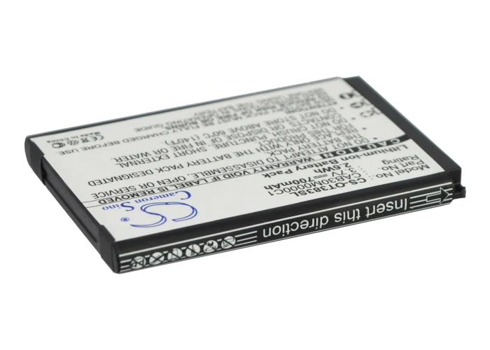 CS-OT383SL : Battery for Alcatel OT-600A, OT-383A, OT-206 and others - Replaces Alcatel OT-BY20, CAB30M0000C1, CAB30U0000C1 and others - Image 2
