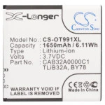 CS-OT991XL : Battery for Alcatel OT-991D, OT-991, OT-991 Play and others - Replaces Alcatel TLiB32A, CAB32A0000C2, BY78 and others - Image 5
