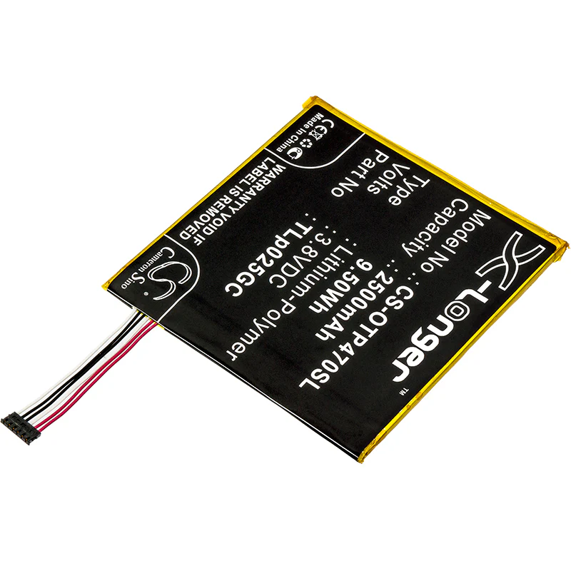 CS-OTP470SL : Battery for Alcatel One Touch Pixi 4 7.0, One Touch Pixi 4 7.0 3G, One Touch Pixi 4 7.0 4G and others - Replaces Alcatel TLp025GC - Image 2