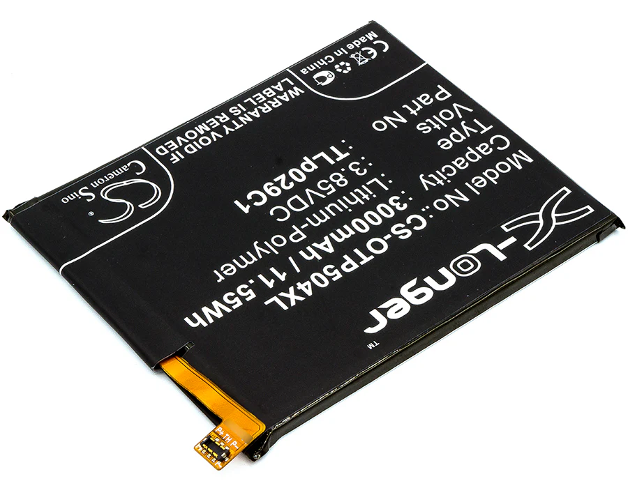 CS-OTP504XL : Battery for T-Mobile Revvl, OT-5049W - Replaces Alcatel TLp029C1 - Image 2