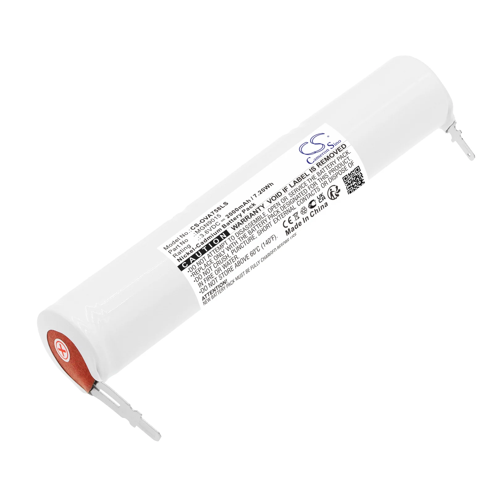 CS-OVA758LS : Battery for Schneider 758005, 802327, 805566 and others - Replaces Schneider MGN9015 - Image 2