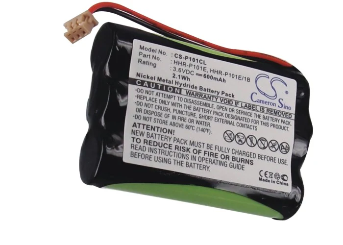CS-P101CL : Battery for Panasonic KX-TCD560, KX-TCD950, KX-TCD960 and others - Replaces Panasonic HHR-P101E, HHR-P101E/1B - Image 5