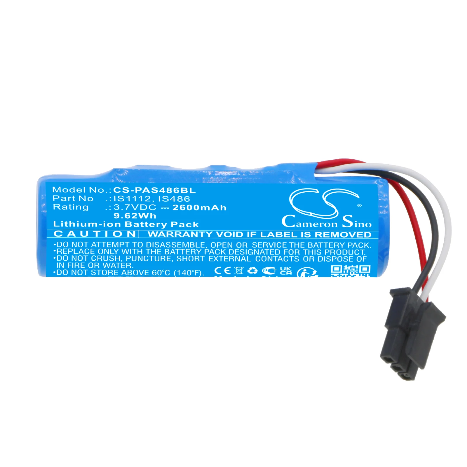 CS-PAS486BL : Battery for Pax S920 - Replaces Pax IS1112, IS486 - Image 3