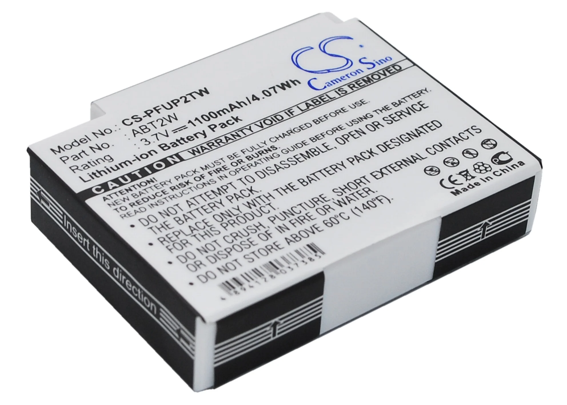CS-PFUP2TW : Battery for Cisco Flip Ultra HD, U32120, Flip Video and others - Replaces Cisco ABT2W - Image 2