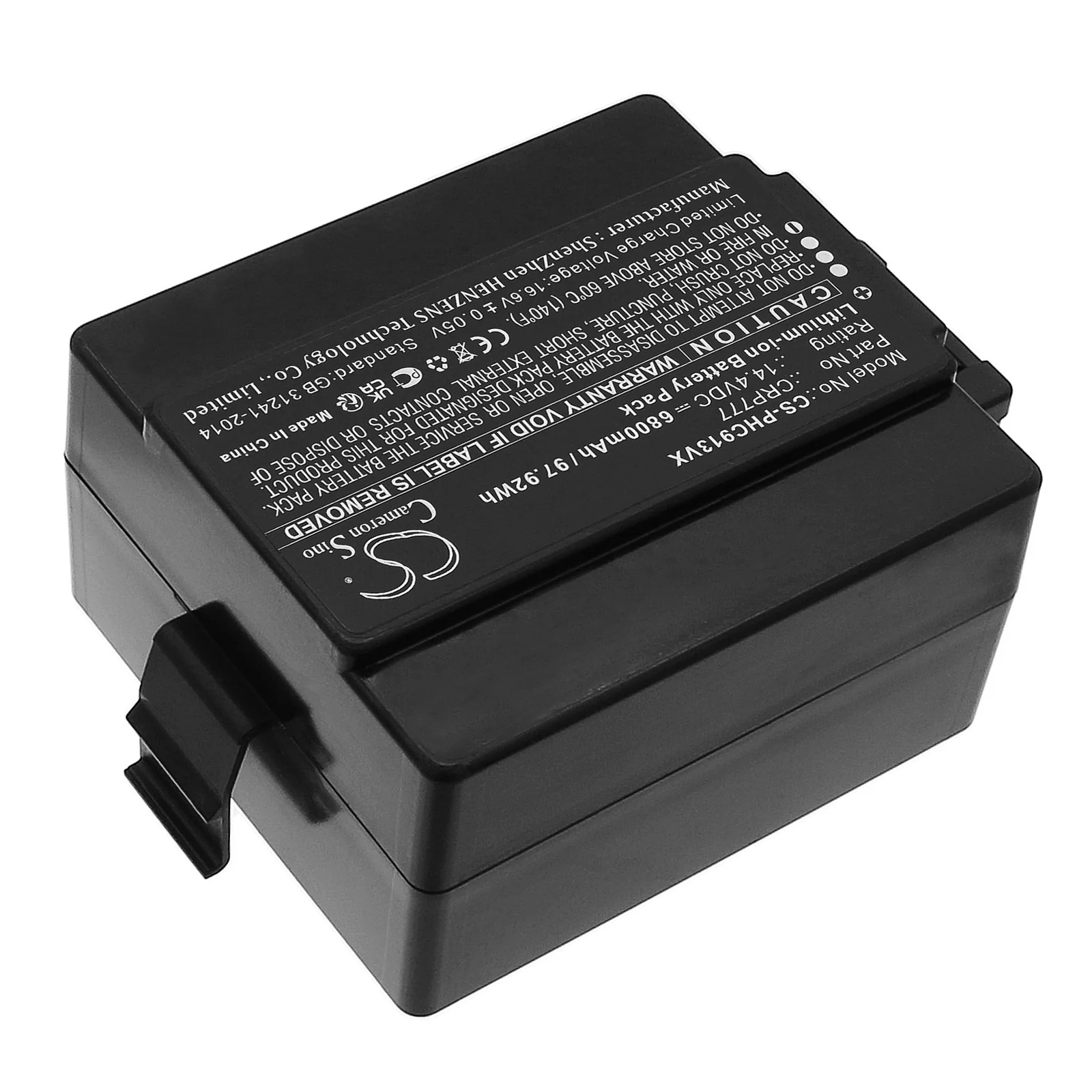 CS-PHC913VX : Battery for ICLEBO Free, Plus, Pro and others - Replaces Philips CRP777