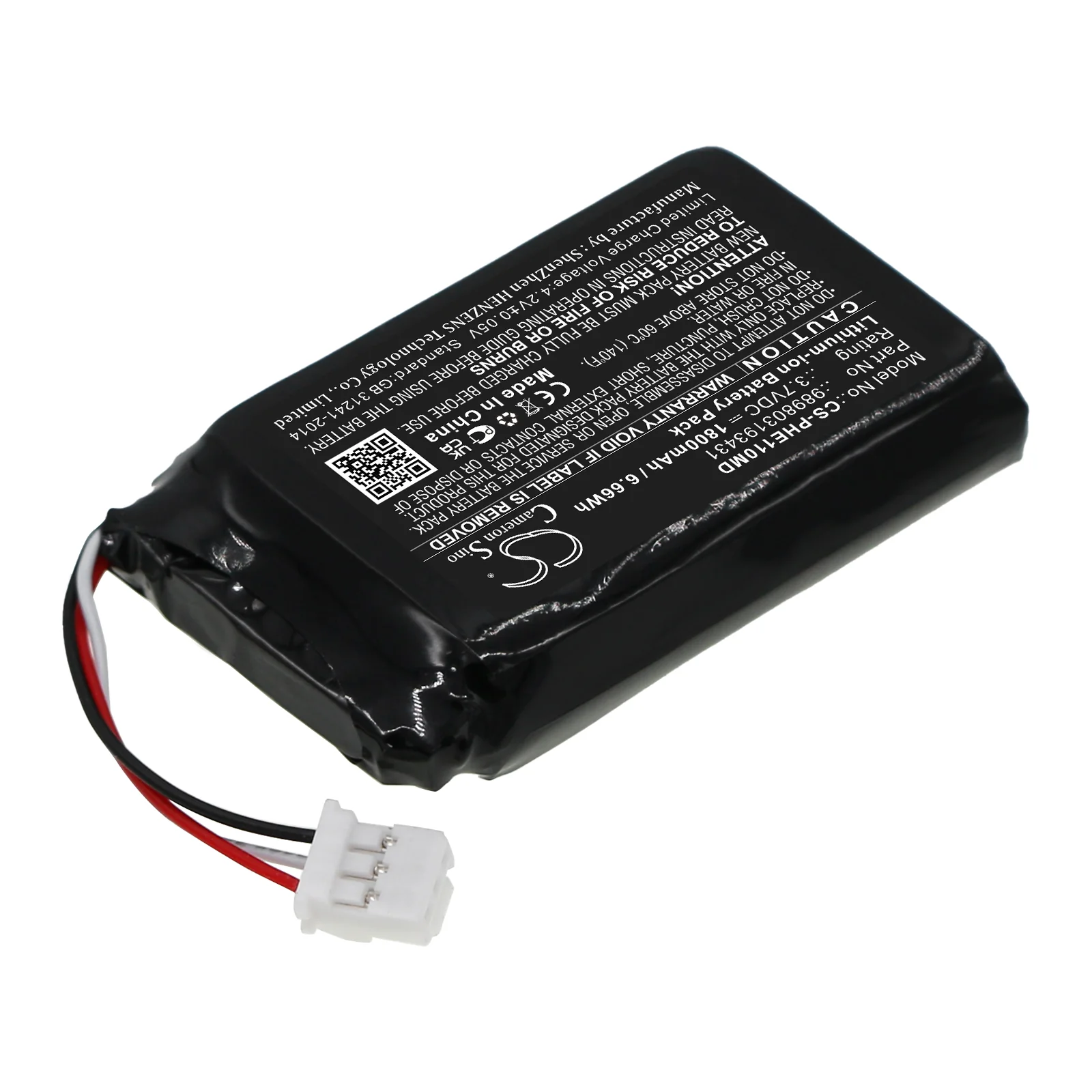 CS-PHE110MD : Battery for Philips Mercury Free Blood Pressure, EME11-P506 - Replaces Philips 989803193431 - Image 5