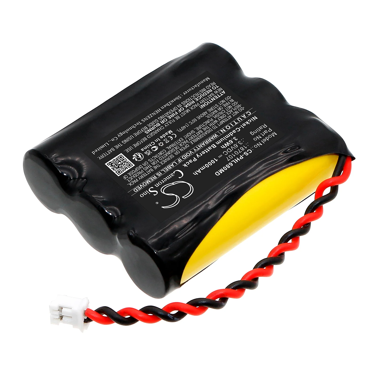 CS-PHL680MD : Battery for Philips Lifeline Systems 6800XT Communicator - Replaces Philips 1870107, AMED0151, MED0151 and others - Image 5