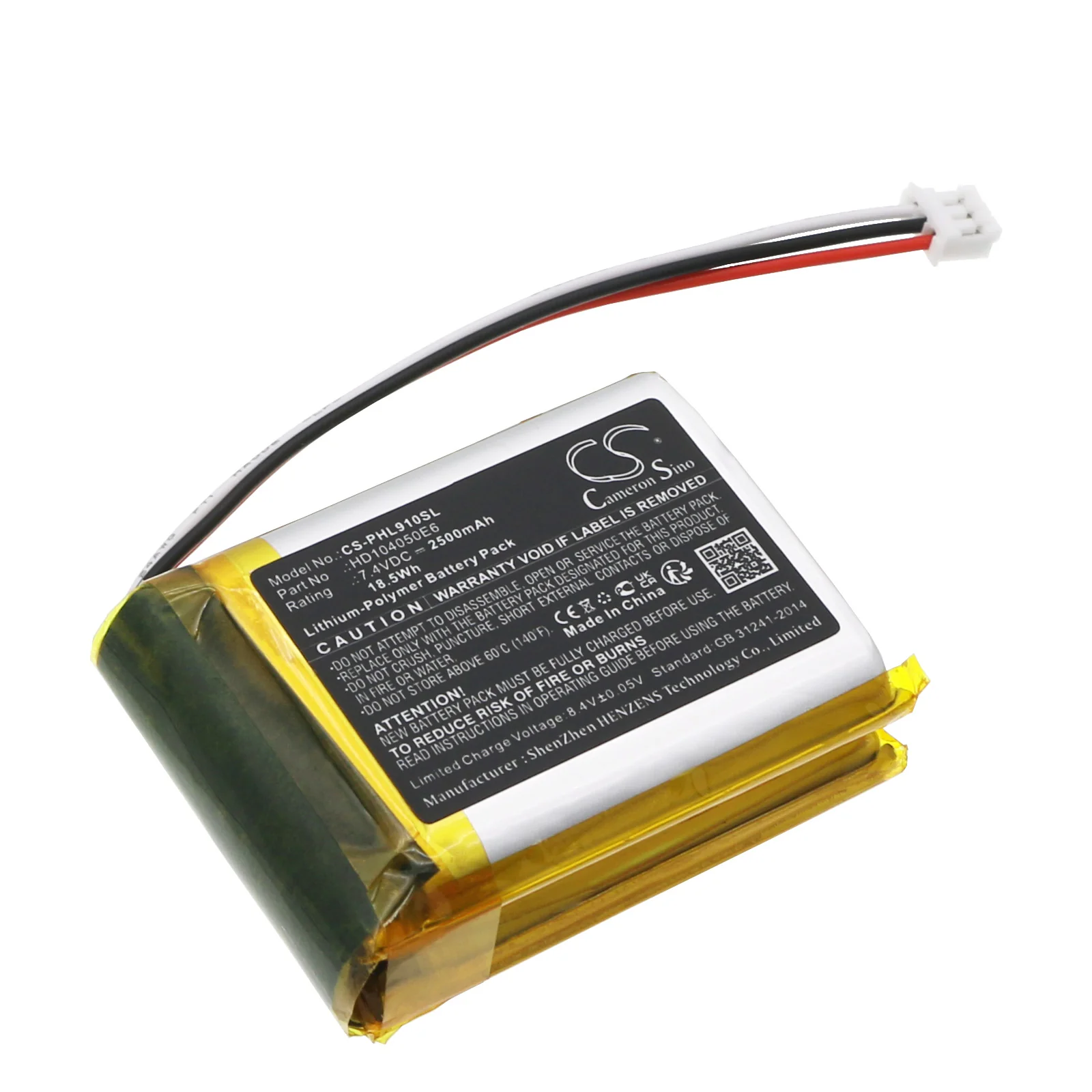 CS-PHL910SL : Battery for Philips Fidelio E6, Fidelio HTL9100 - Replaces Philips HD104050E6 - Image 2