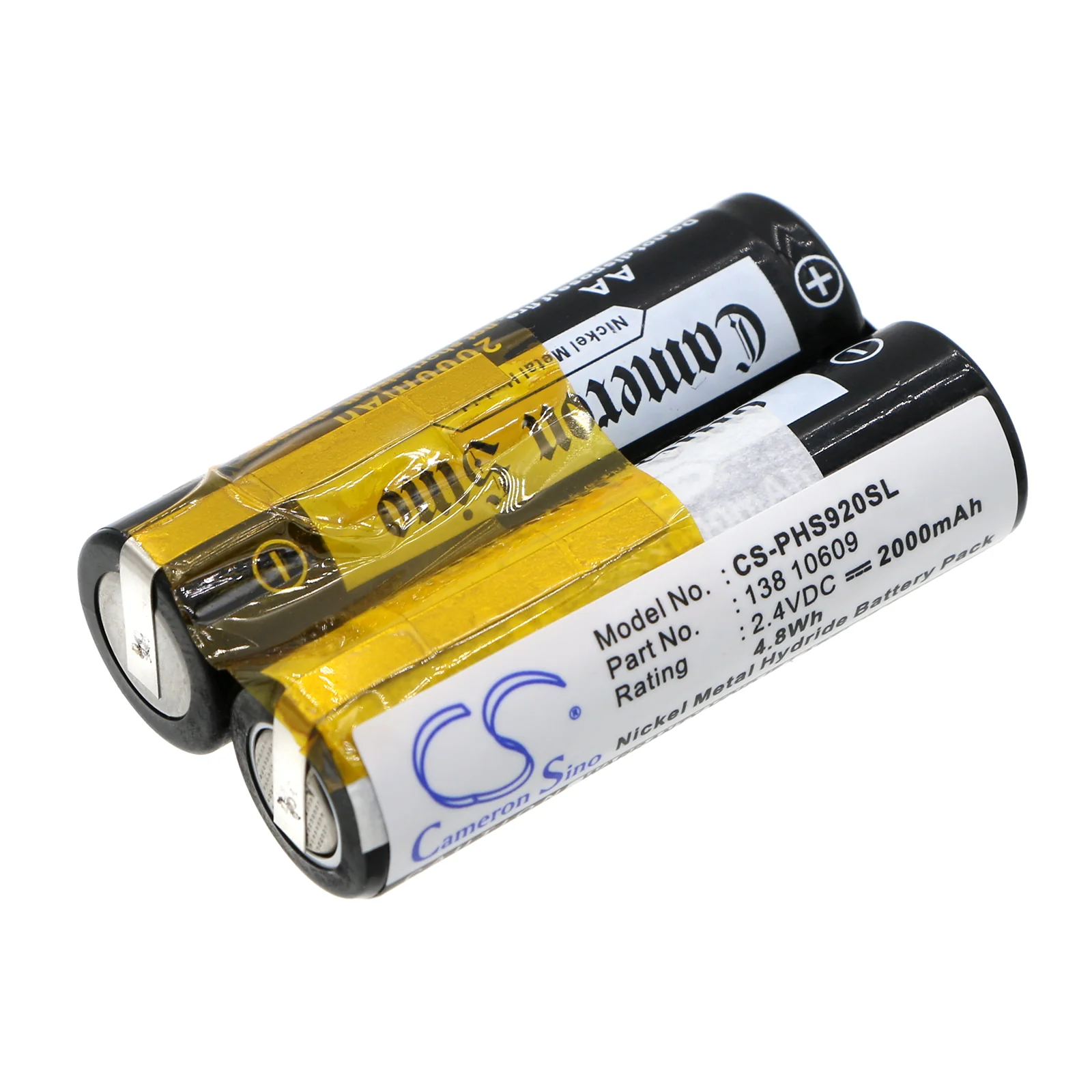 CS-PHS920SL : Battery for Norelco 6828XL, 6891XL, 7867XL and others - Replaces Philips 138 10609