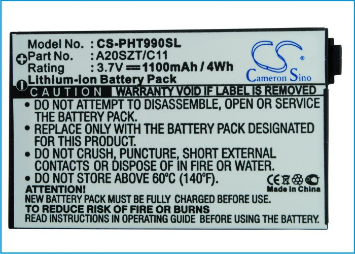 CS-PHT990SL : Battery for Philips Xenium 9a9T, Xenium 9@9T, 9@9T and others - Replaces Philips A20SZT/C11 - Image 5