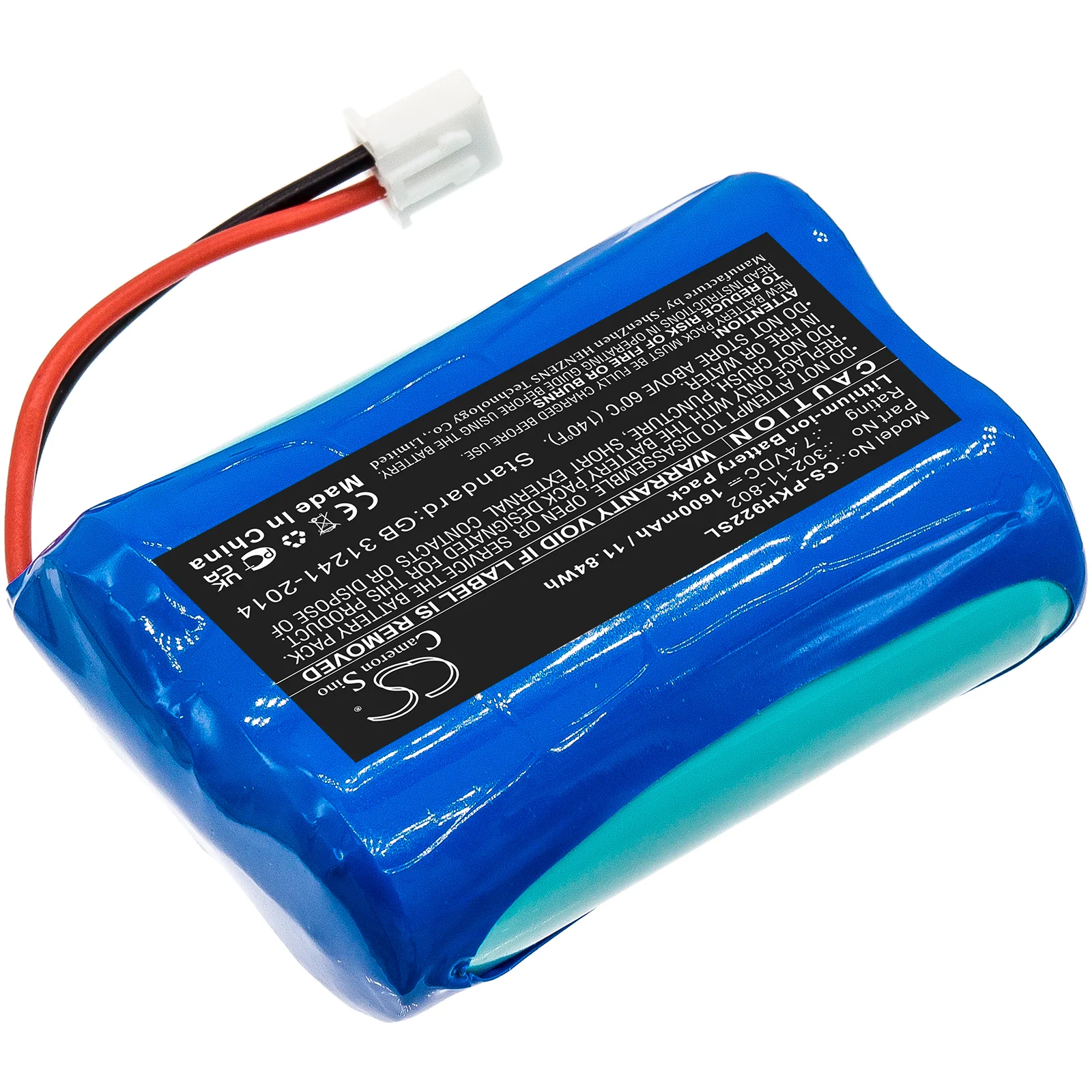 CS-PKH922SL : Battery for Peaktech P 9022, DVB-C/S/T, DVB-S and others - Replaces Peaktech 302-11-802 - Image 2