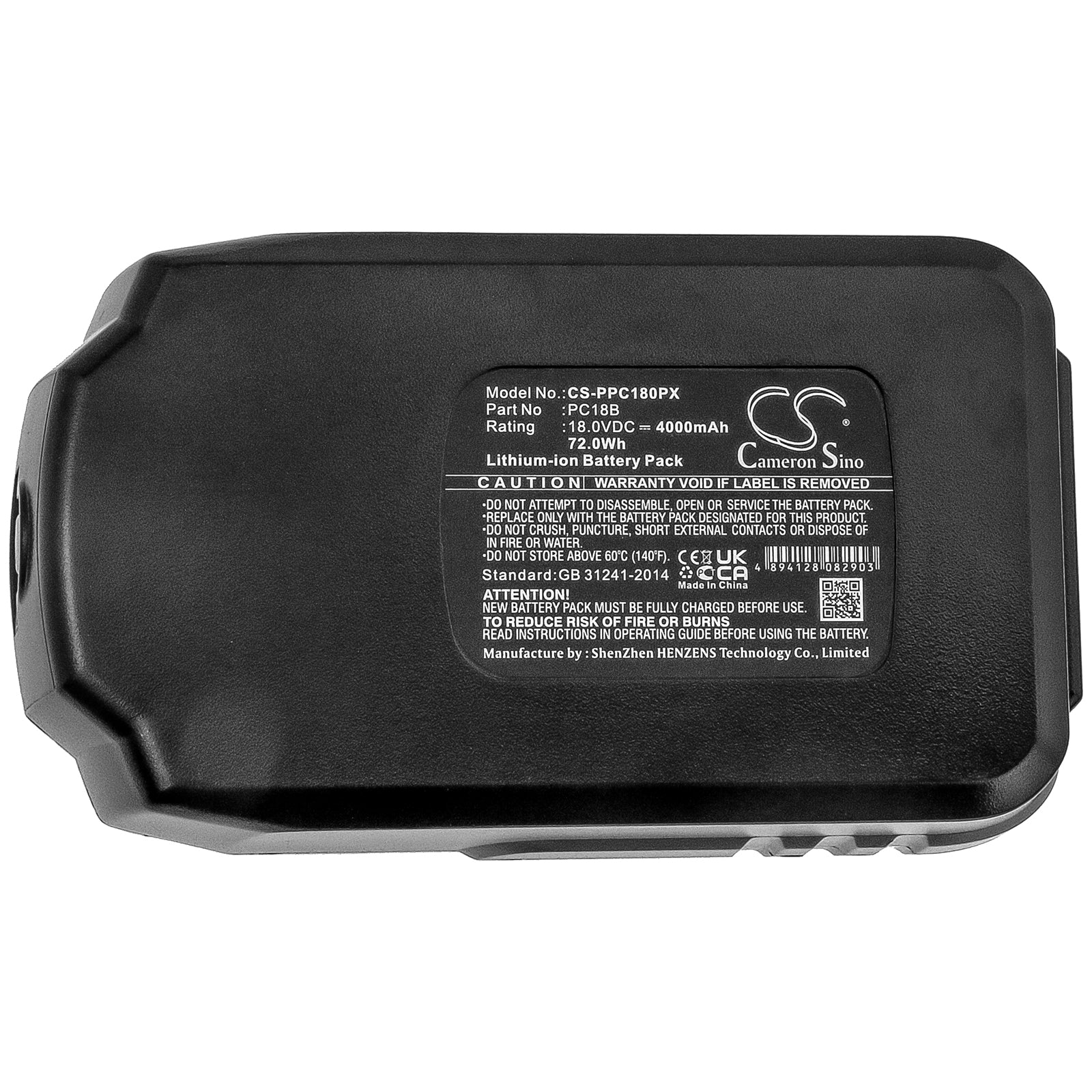 CS-PPC180PX : Battery for Porter Cable PC18AG, PC18AL, PC18CHD and others - Replaces Porter Cable PC18B - Image 6