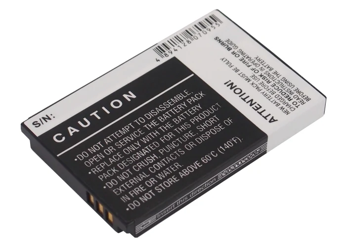 CS-PXM6SL : Battery for Samsung Nexus 50, Nexus 50 YP-X5ZX, Nexus 25 and others - Replaces Samsung 990208, LKF1629ENA, MST990208 and others - Image 4