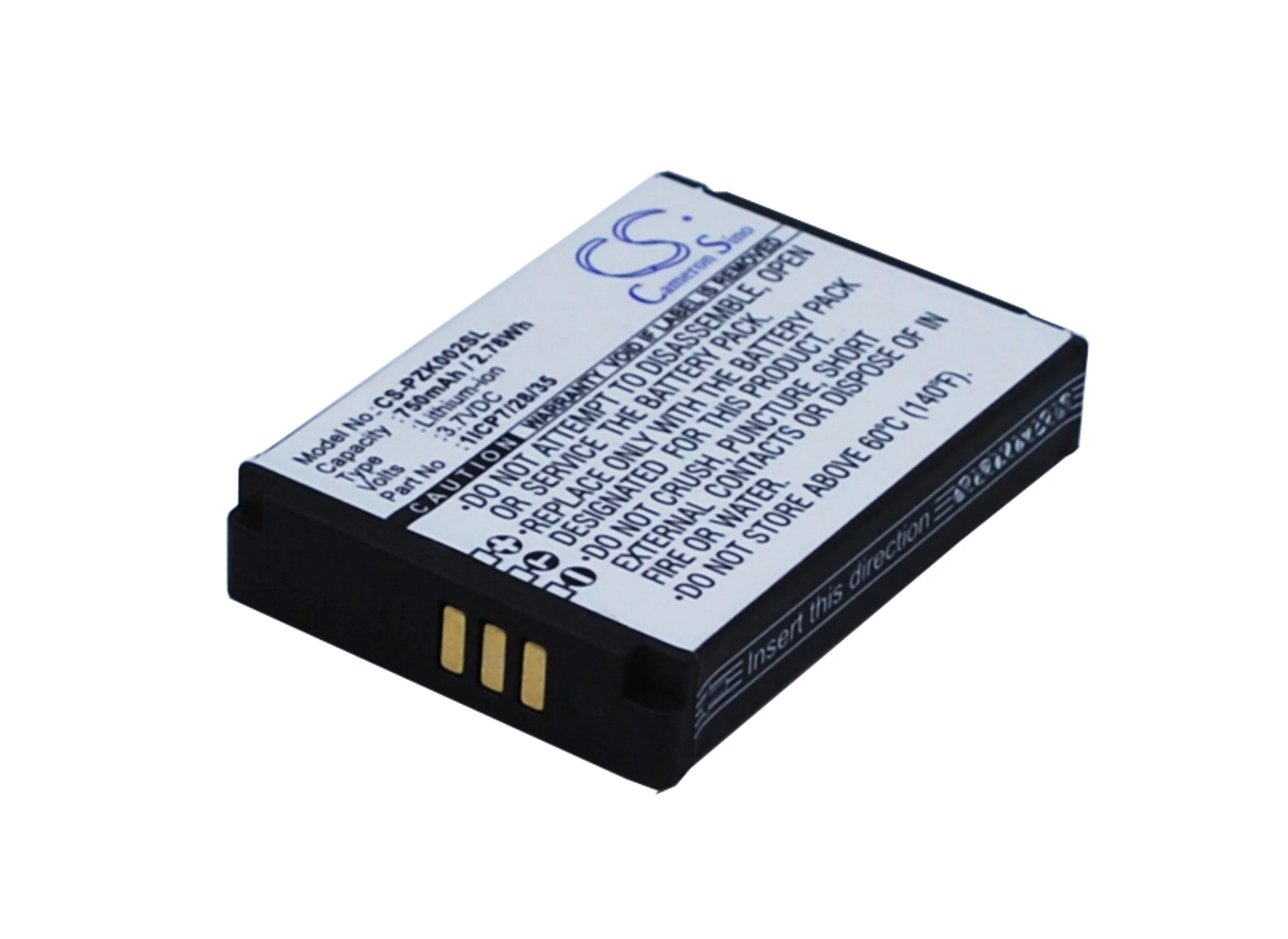 CS-PZK002SL : Battery for Parrot Zik 2.0, Zik 3.0 - Replaces Parrot 1ICP7/28/35 - Image 2
