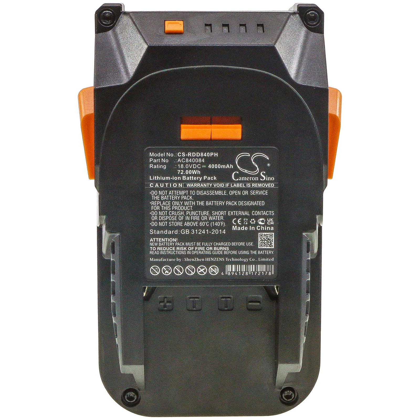 CS-RDD840PH : Battery for AEG BFL 18, BHO 18, BKS 18 and others - Replaces AEG L1815R, L1830R - Image 5