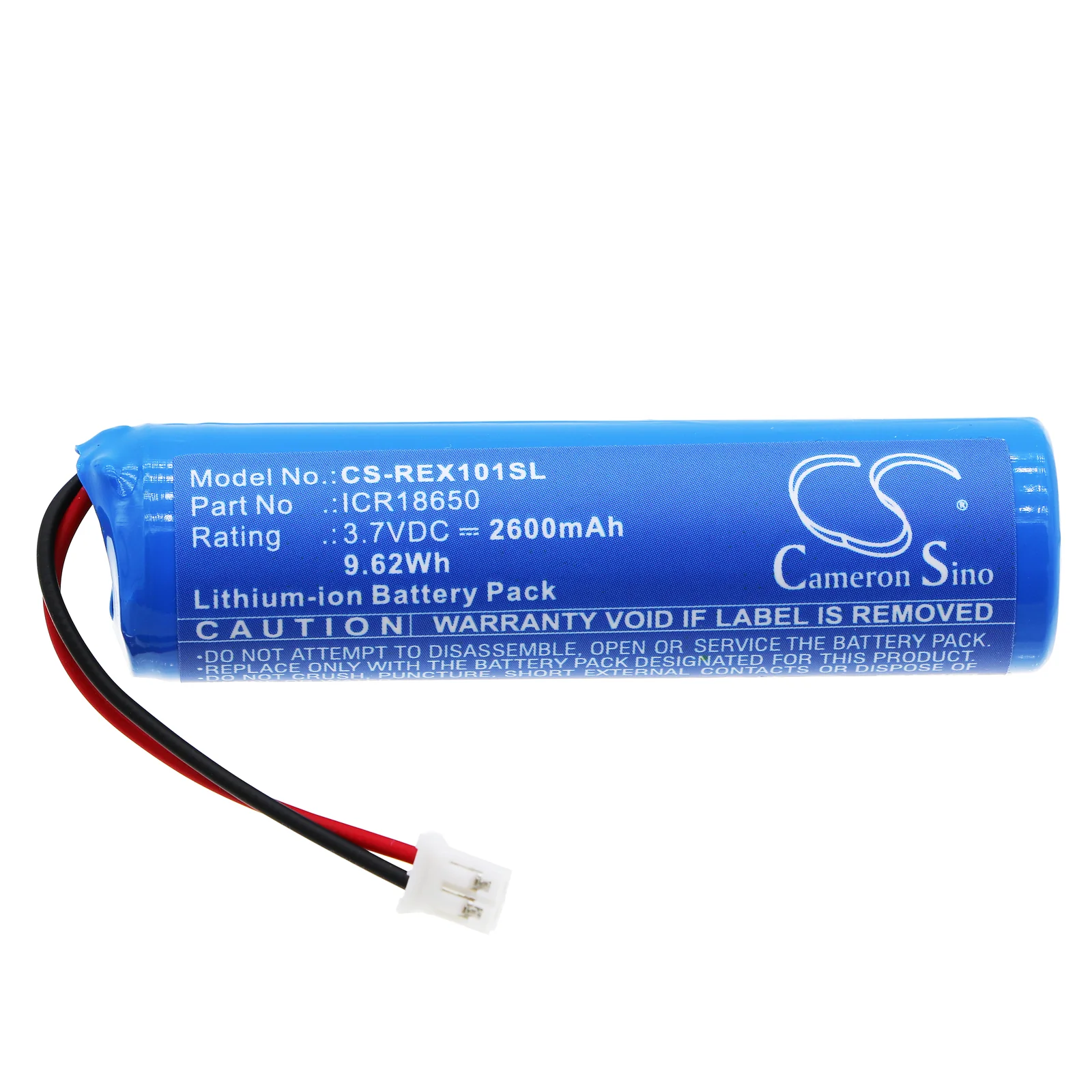 CS-REX101SL : Battery for RESCOMF XD101 - Replaces RESCOMF ICR18650 - Image 3
