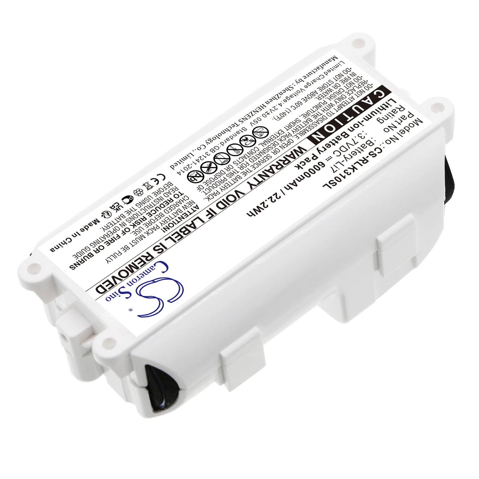 CS-RLK310SL : Battery for Reolink Argus 3 Pro - Replaces Reolink Battery-Li7, 01DQ0040-19T - Image 4
