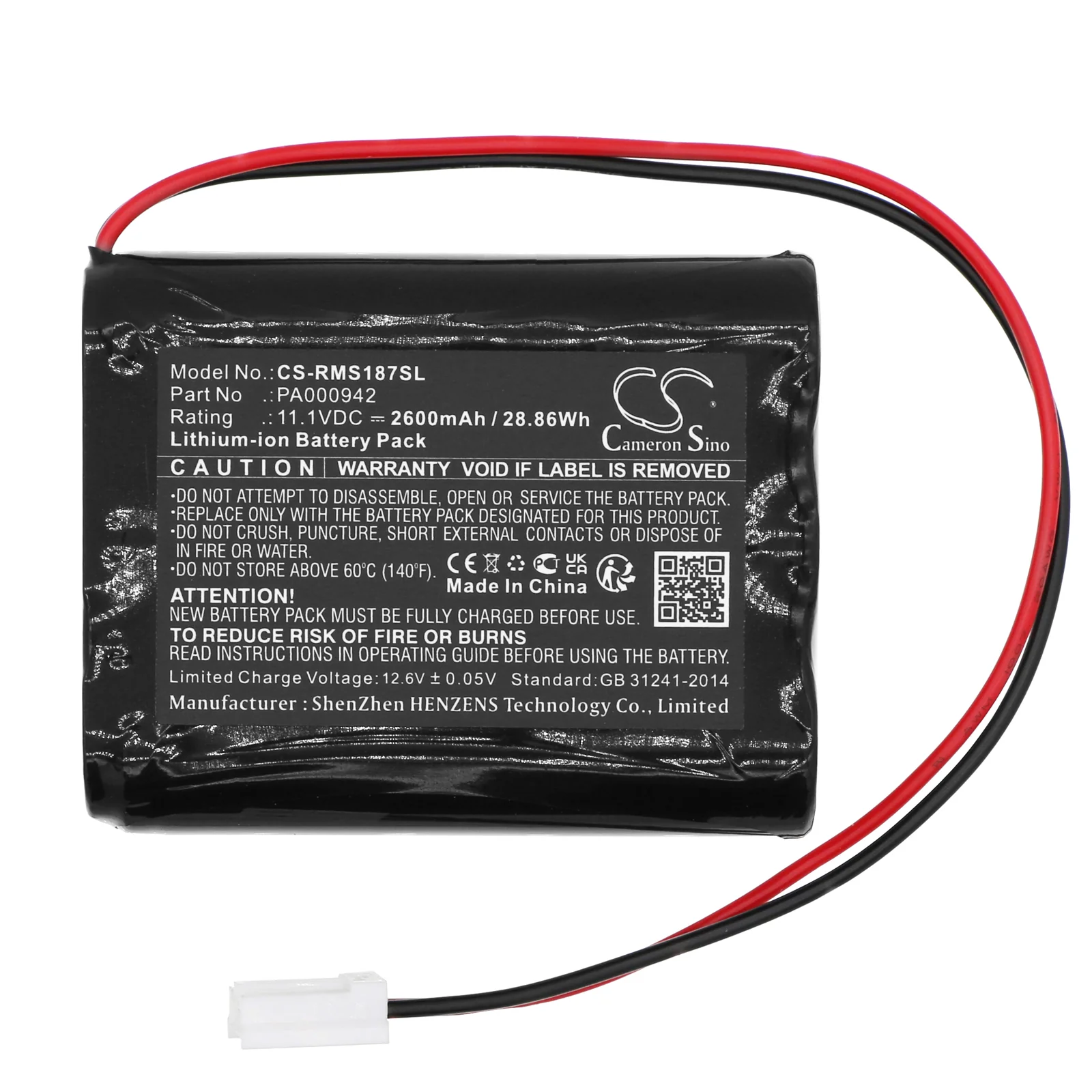CS-RMS187SL : Battery for Heim und Haus 18797, GEC 12-W37 - Replaces Heim und Haus PA000942, 2447-3031-50 - Image 2