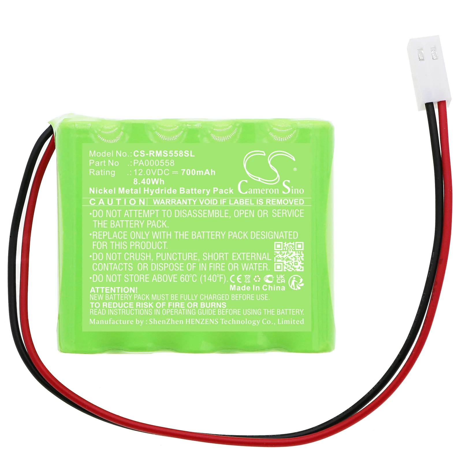 CS-RMS558SL : Battery for Roma Roma Rollladen 4508470 - Replaces Roma PA000558 - Image 4