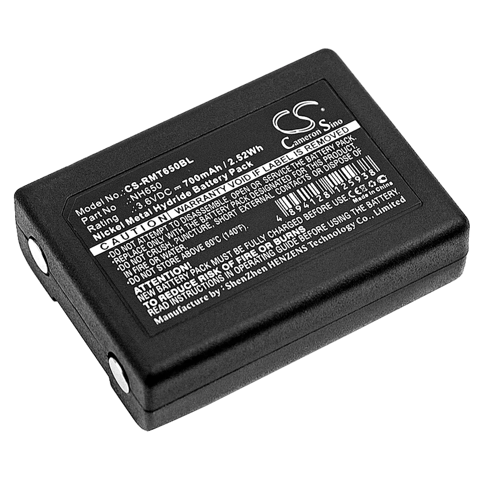CS-RMT650BL : Battery for Ravioli Joy, LNH650 - Replaces Ravioli NH650