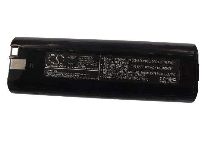 CS-RTB102PX : Battery for Milwaukee P7.2 - Replaces Milwaukee AL7 - Image 5