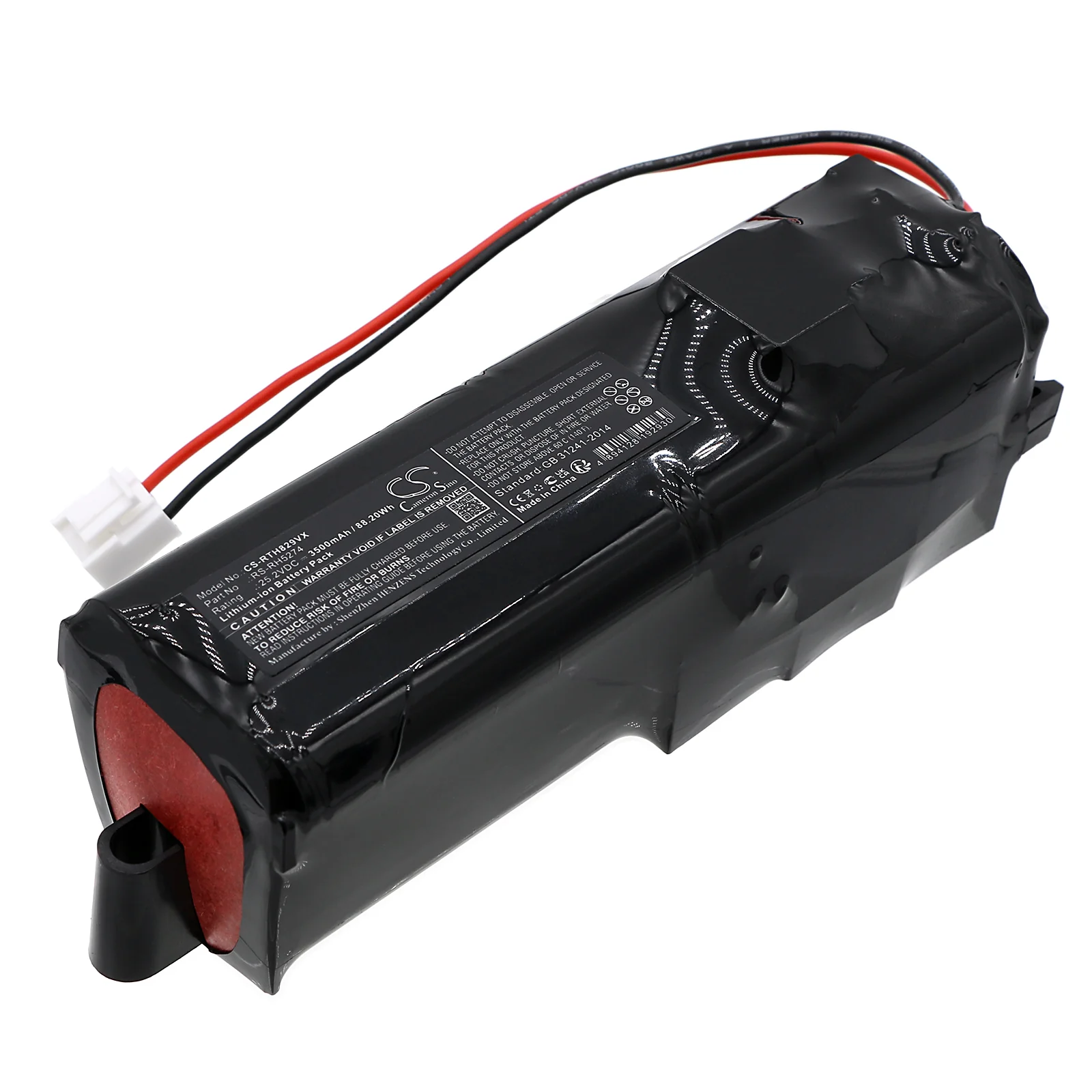 CS-RTH829VX : Battery for Rowenta RH8827WO/2D0, RH8827WO/2D2, RH8828 and others - Replaces Rowenta RS-RH5274, RS-2230001828, RS-2230001688 - Image 4
