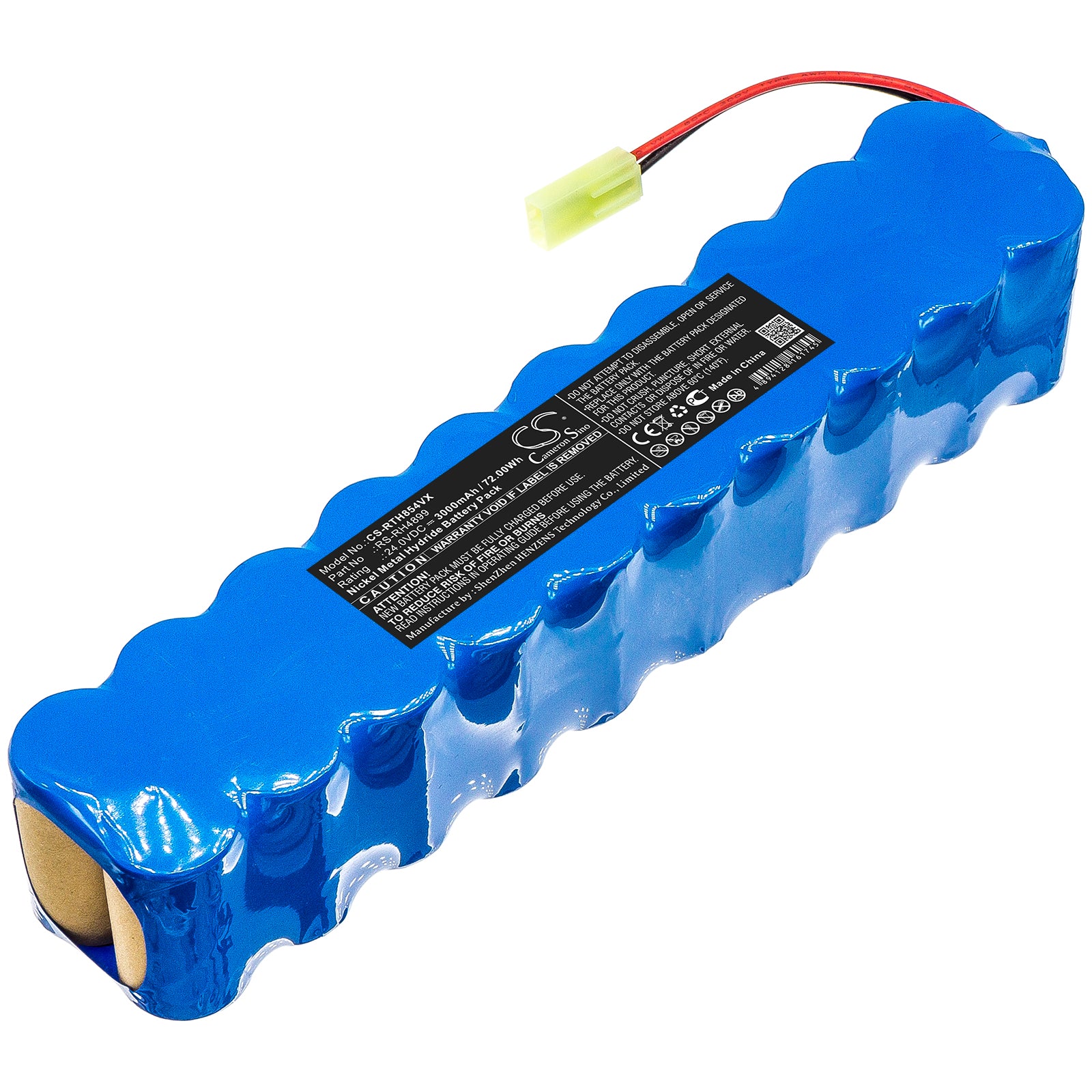 CS-RTH854VX : Battery for Rowenta RH8543LE/9A0, RH8543LE/9A1, RH8543LE/9A3 and others - Replaces Rowenta RS-RH4899 - Image 5