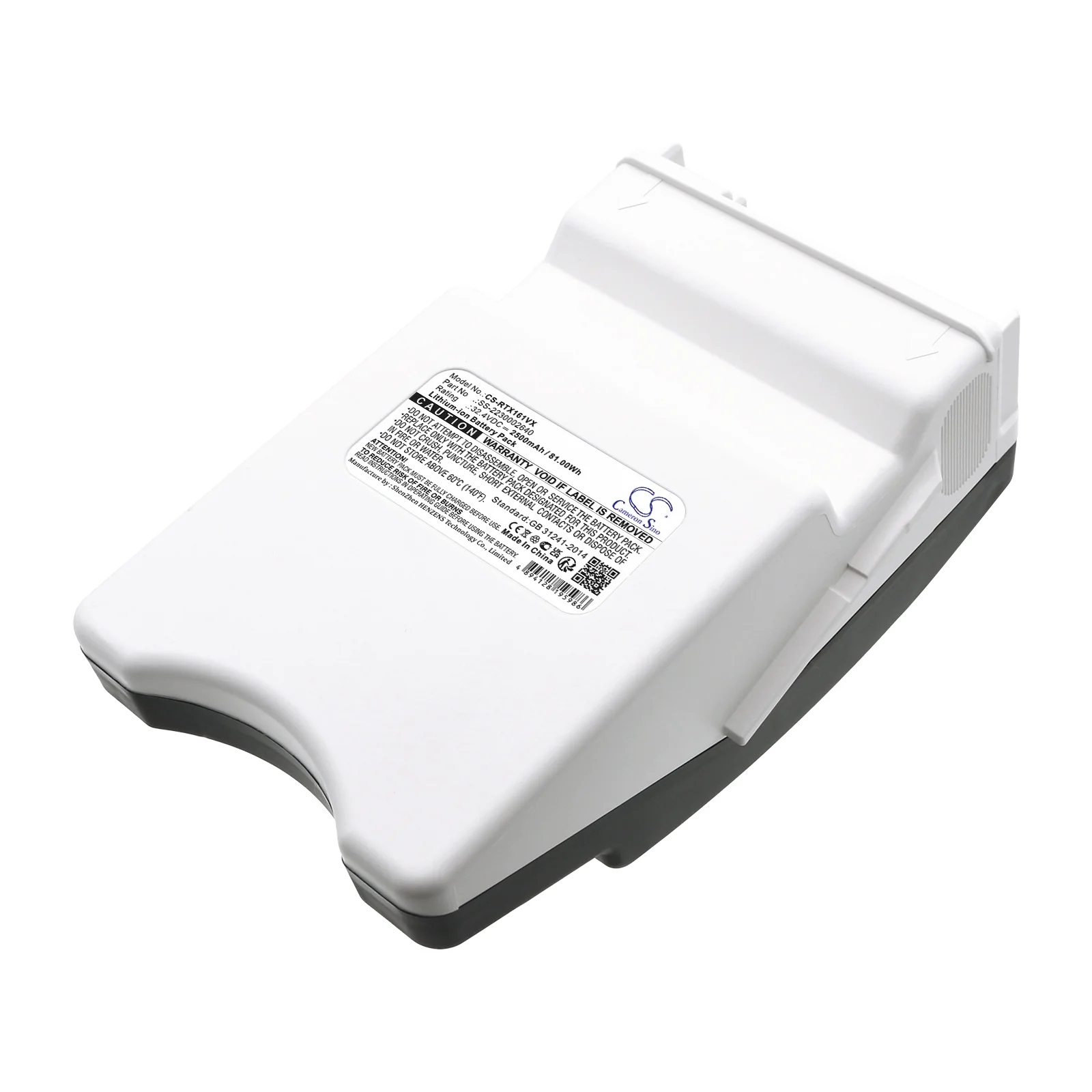 CS-RTX161VX : Battery for Rowenta XO160, IX7776EA, IX7777EA and others - Replaces Rowenta SS-2230002640, ZR010770 - Image 5
