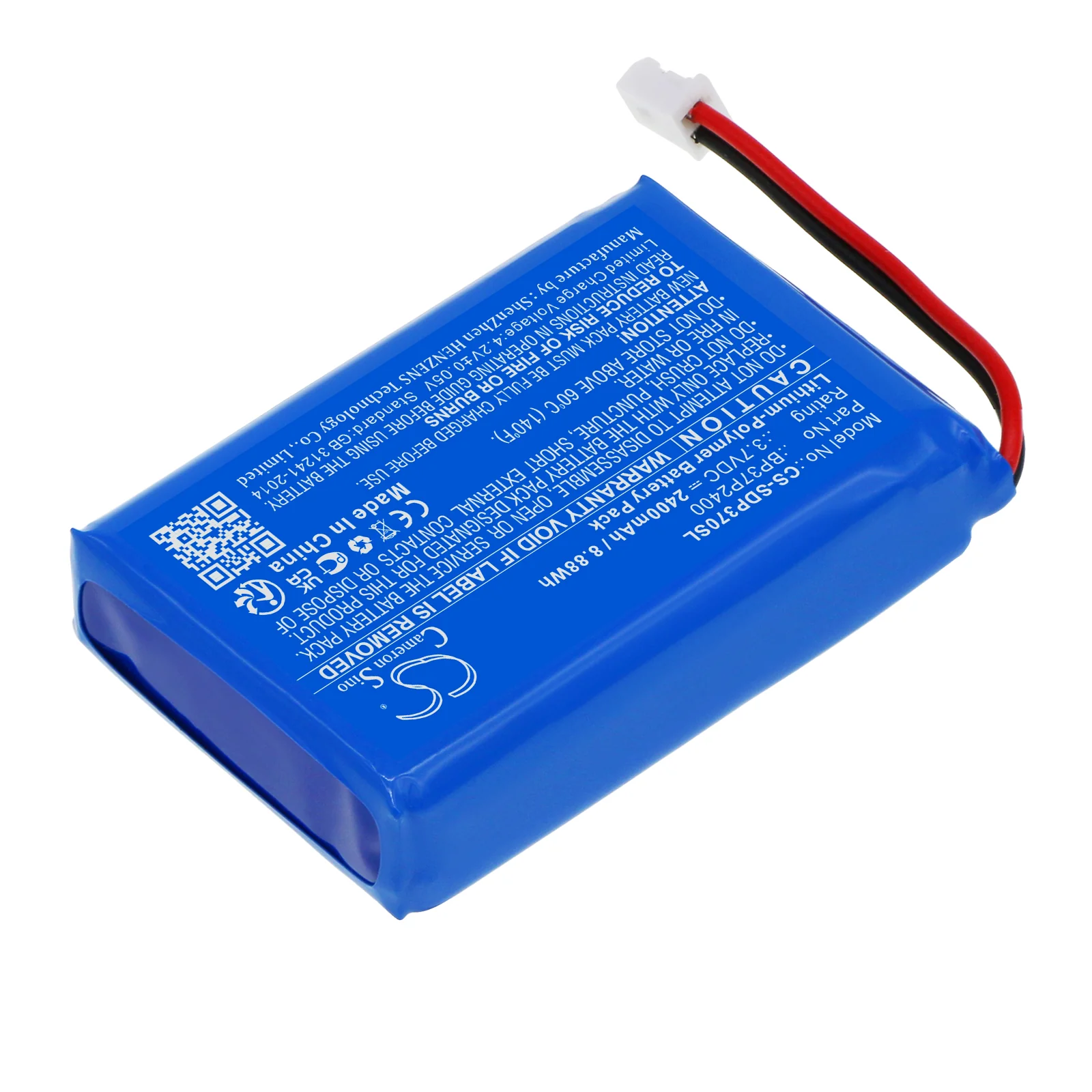 CS-SDP370SL : Battery for Dogtra Pathfinder, Pathfinder TRX, Grain Valley Special Edition Orange Pathfinder - Replaces Dogtra BP37P2400 - Image 2
