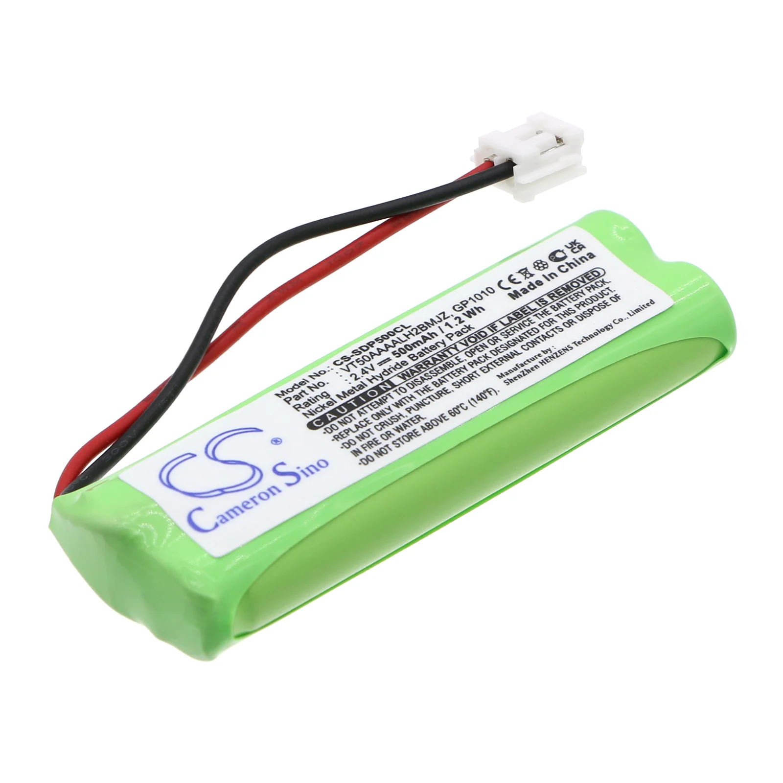 CS-SDP500CL : Battery for Swissvoice DP500, DP500 Eco Plus, DP550 and others - Replaces GP GP1010