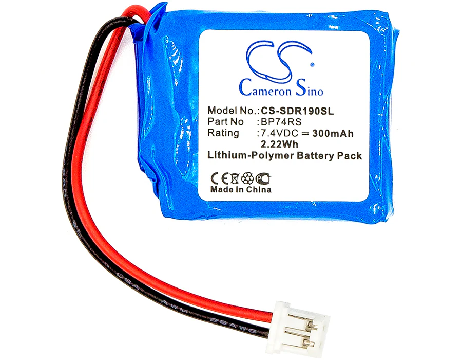 CS-SDR190SL : Battery for Dogtra 1900S Receiver, 1902S Receiver, 1900S-BE Black Edition and others - Replaces Dogtra BP74RS, BP74RS3P - Image 3