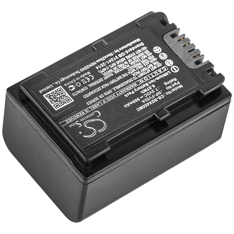 CS-SDX450MC : Battery for Sony FDR-AX40, FDR-AX45, FDR-AX60 and others - Replaces Sony NP-FV50A - Image 4