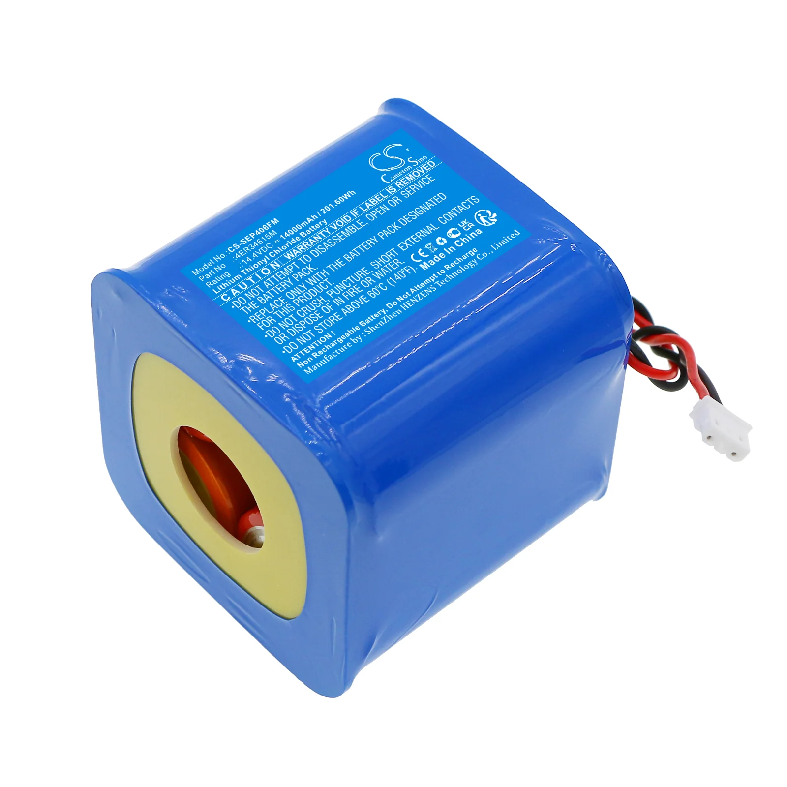 CS-SEP406FM : Battery for Saracom EB-10, SEP-406, SEP-500 and others - Replaces Saracom 4ER34615M - Image 2