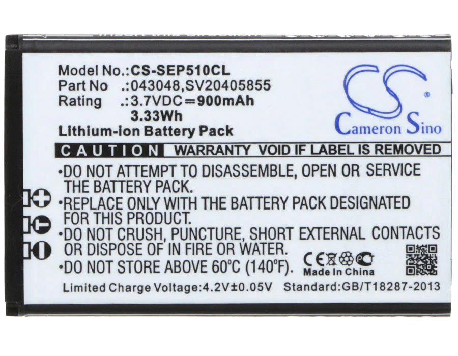 CS-SEP510CL : Battery for Swissvoice ePure, ePure fulleco DUO, ePure DECT 6.0 and others - Replaces Swissvoice 043048, SV20405855, C0487 - Image 5