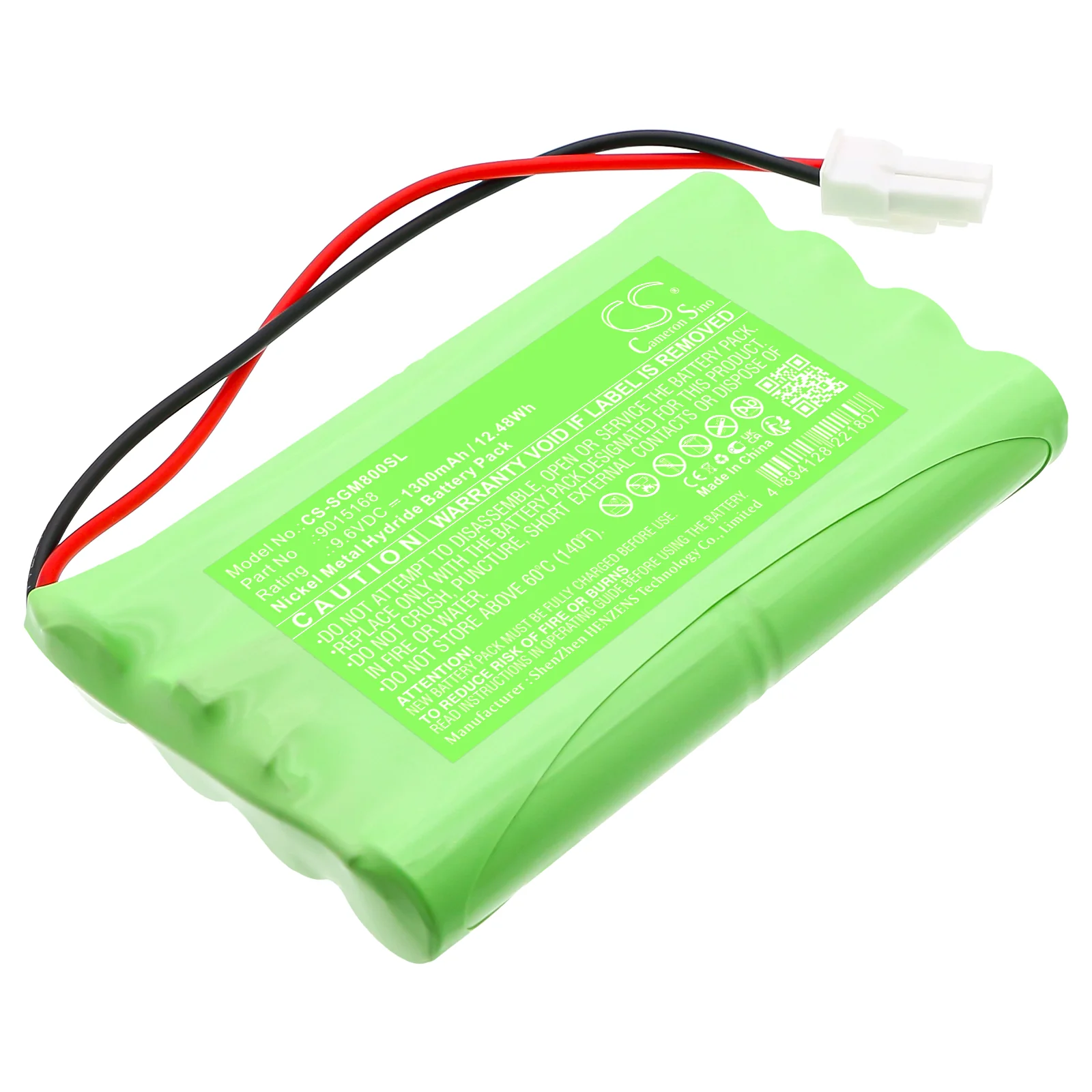 CS-SGM800SL : Battery for Simu GM1000, GM800, GM800H - Replaces Simu 9015168 - Image 3